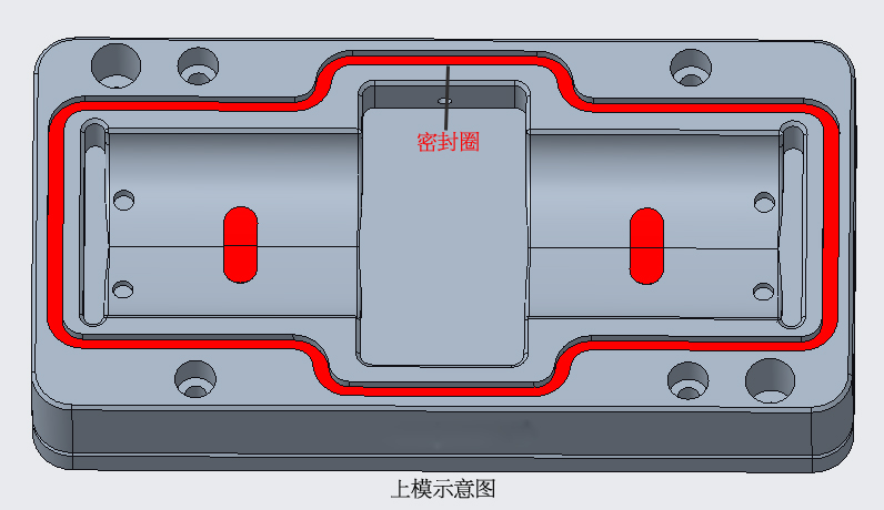 遥控器气密性检测上模